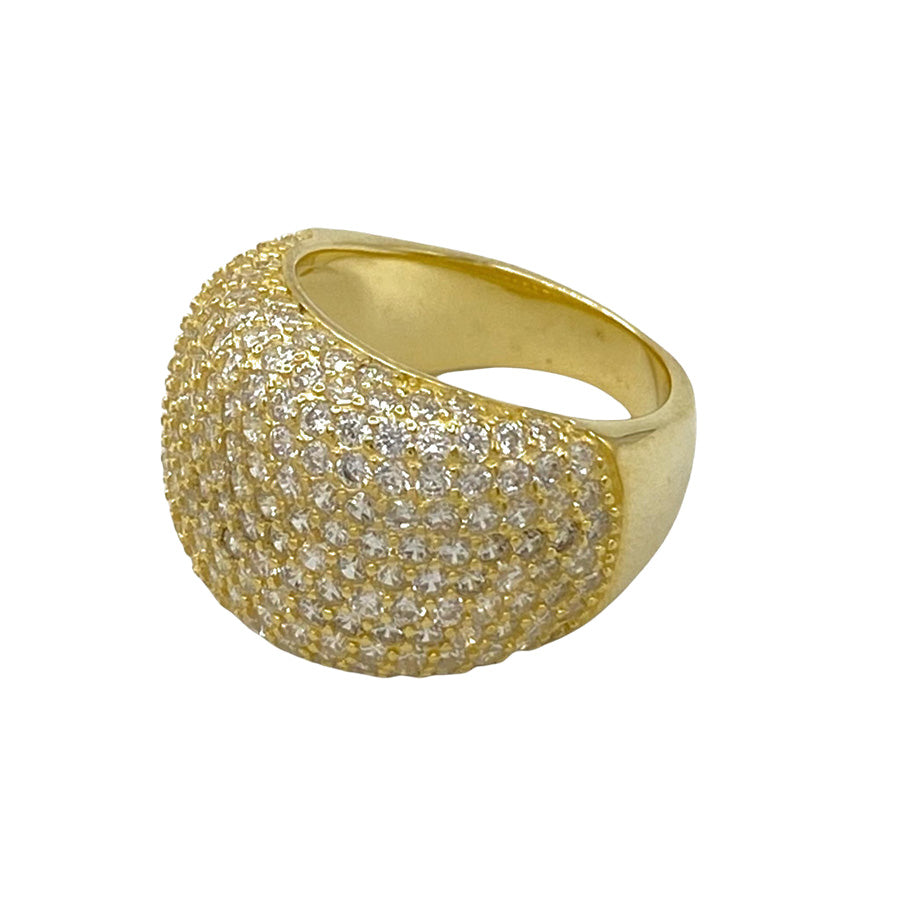 Pavé Ring with Cubic Zirconia