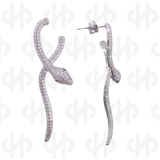 Snake Earrings | Silver 925
