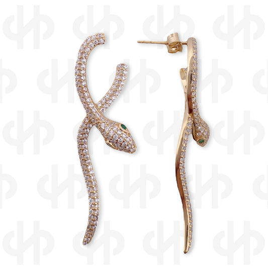 Snake Earrings | Vermeil