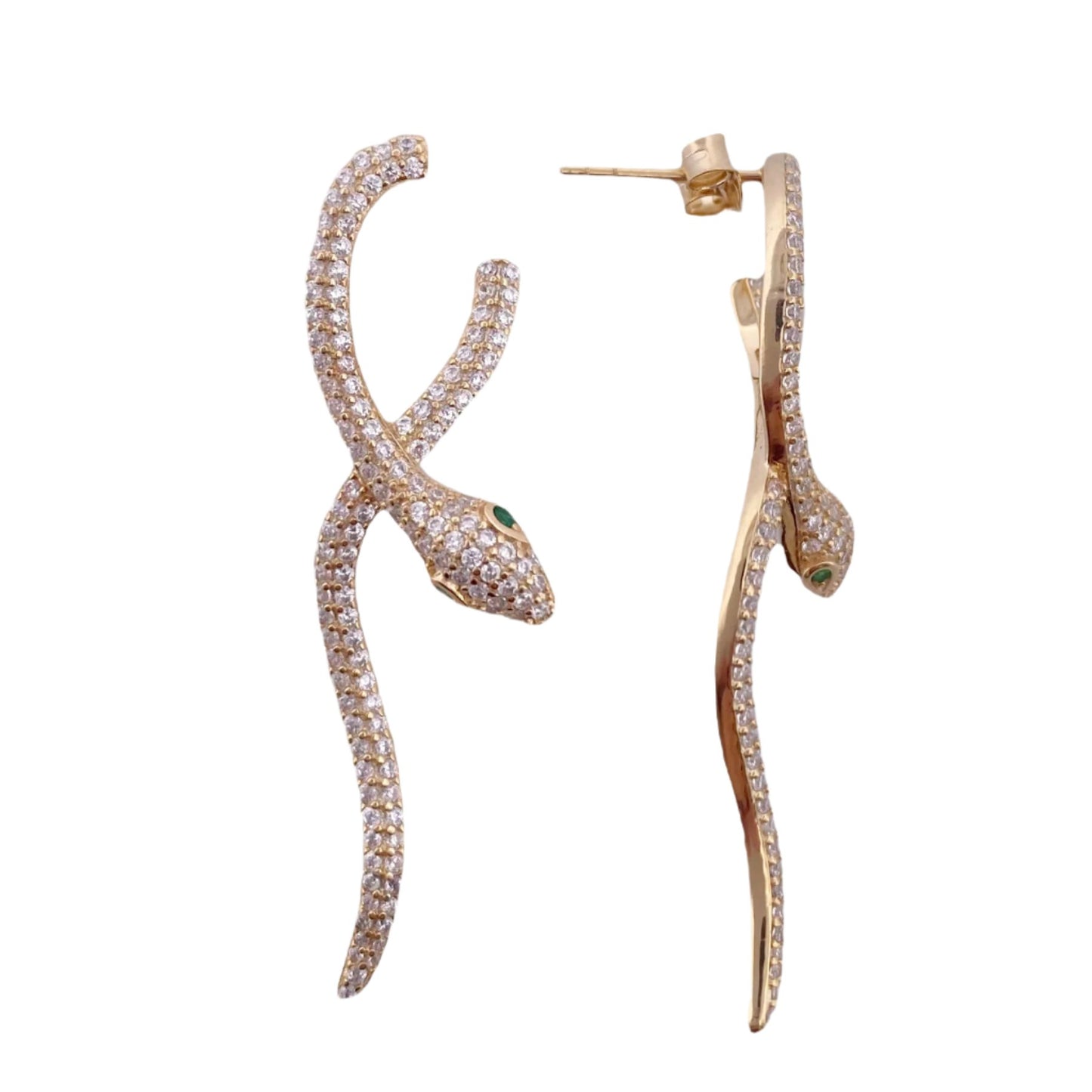 Snake Earrings | Vermeil