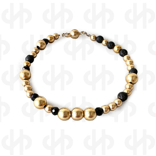 The Gold Collection Bracelet | Lava  Agat