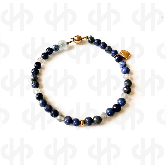 The Gold Collection Bracelet | Jaspis, White Jade, Lapis Lazuli, Onyx