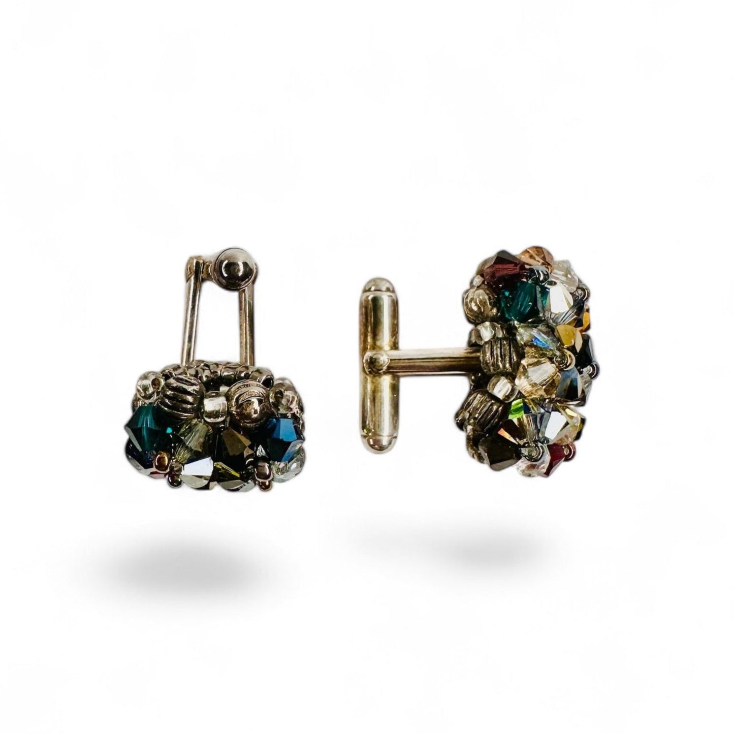 Swarovski crystal cufflinks