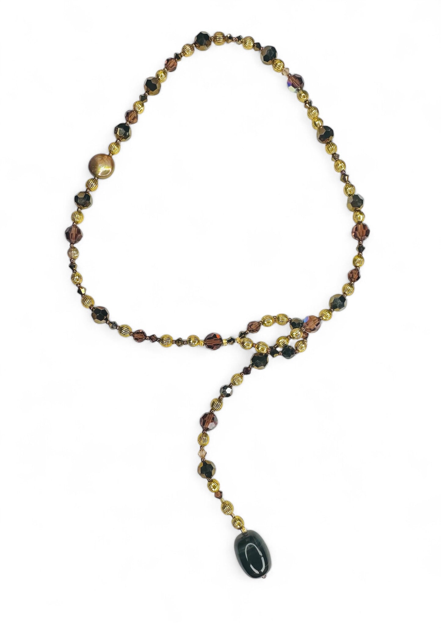 The Crystal loop necklace