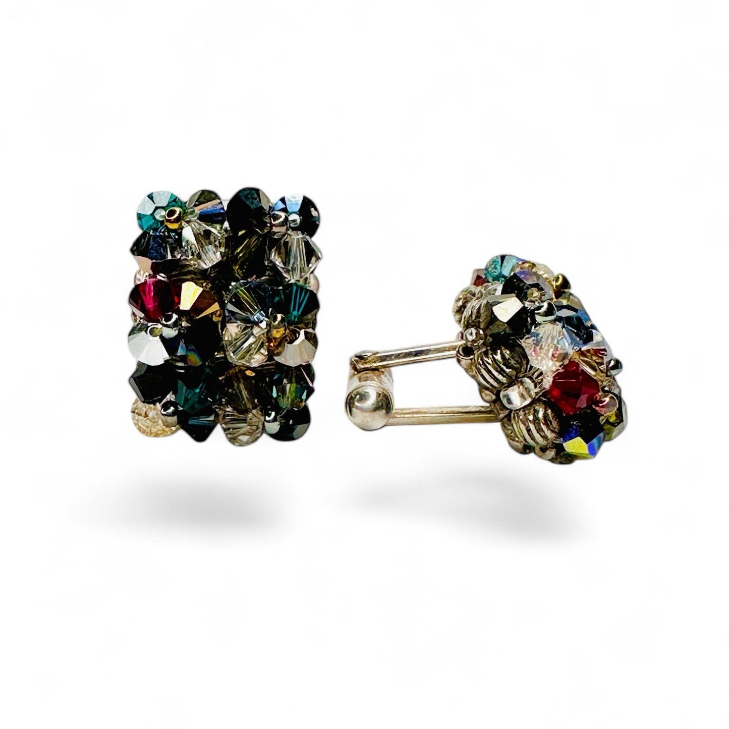 Swarovski crystal cufflinks