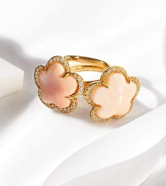 The blush bloom ring