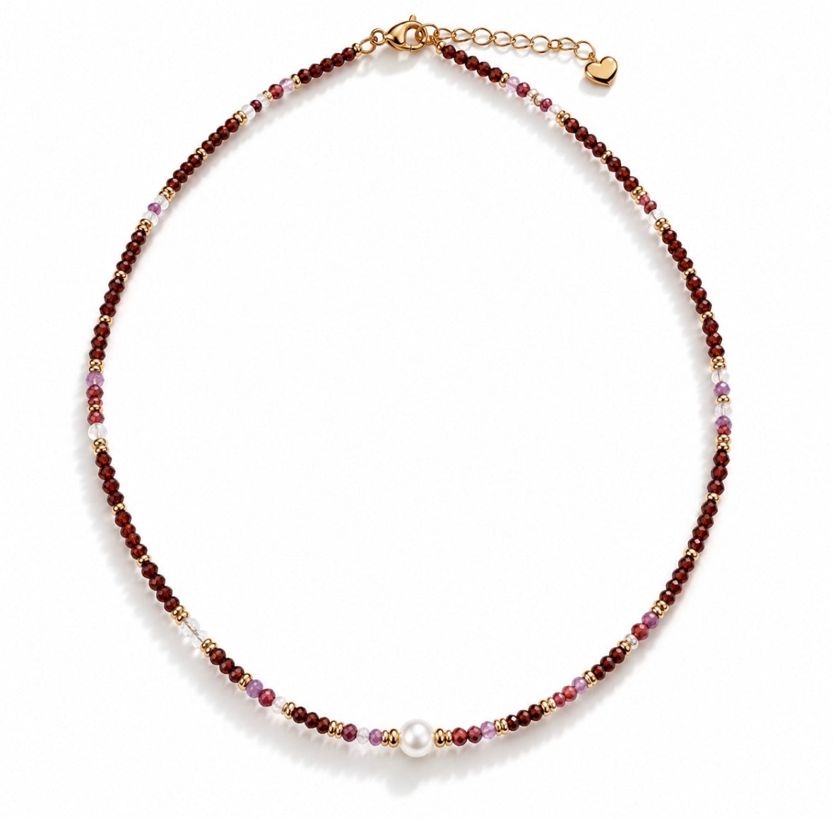 MOSAÏQUE Garnet Necklace