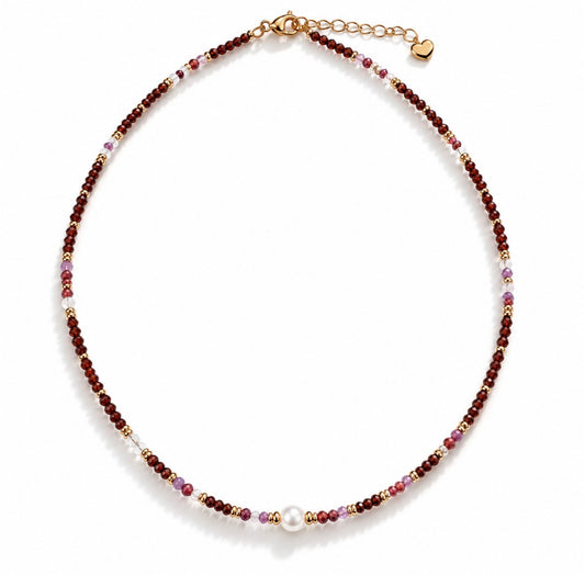 MOSAÏQUE Garnet Necklace