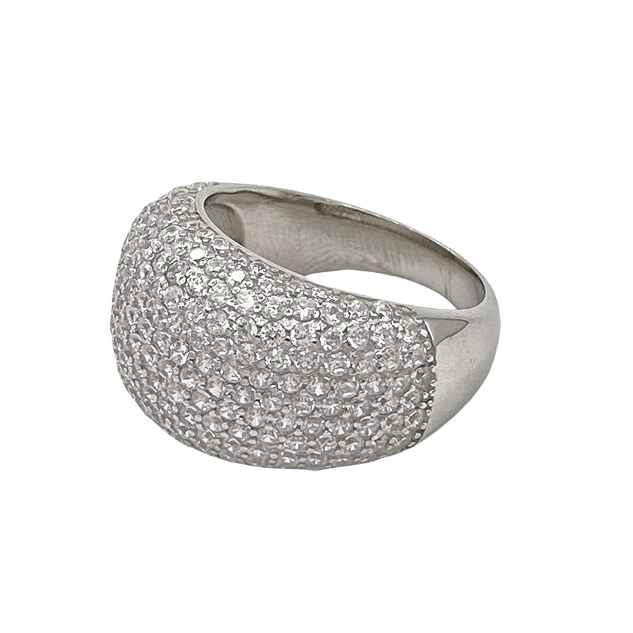 Pavé Ring with Cubic Zirconia