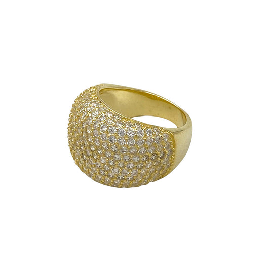 Pavé Ring with Cubic Zirconia