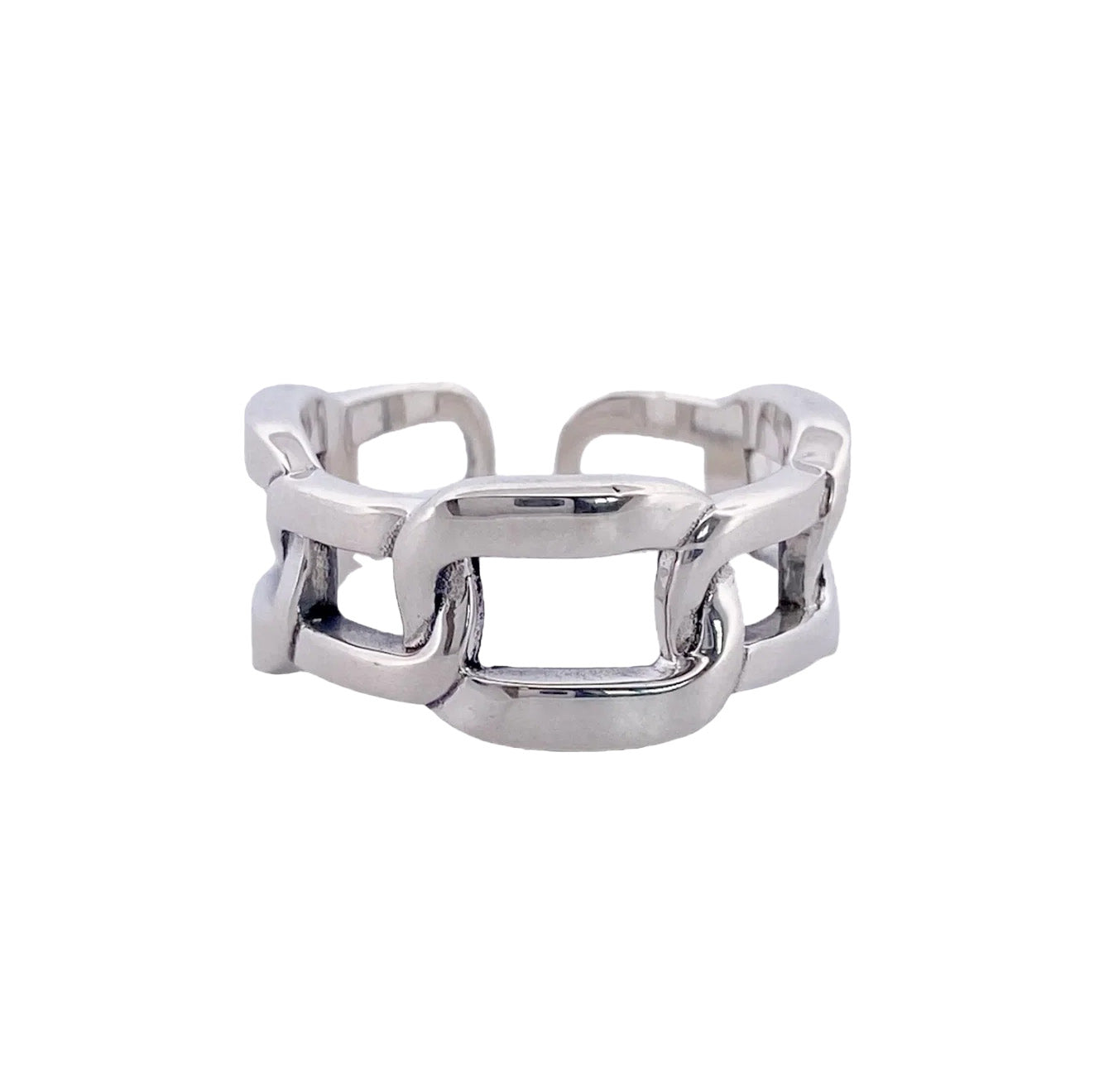 Twisted Silver Ring