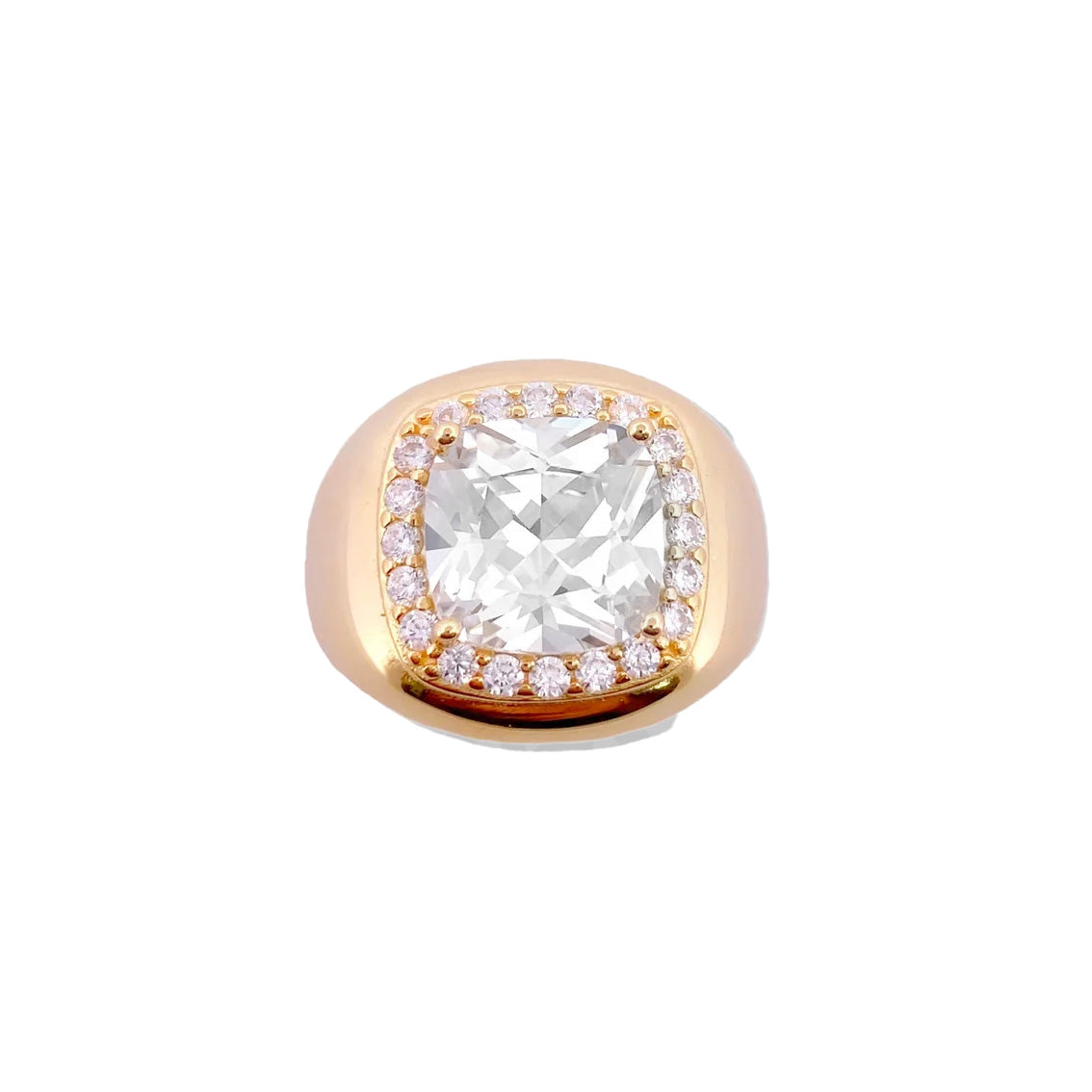 Gold Chevalier Ring