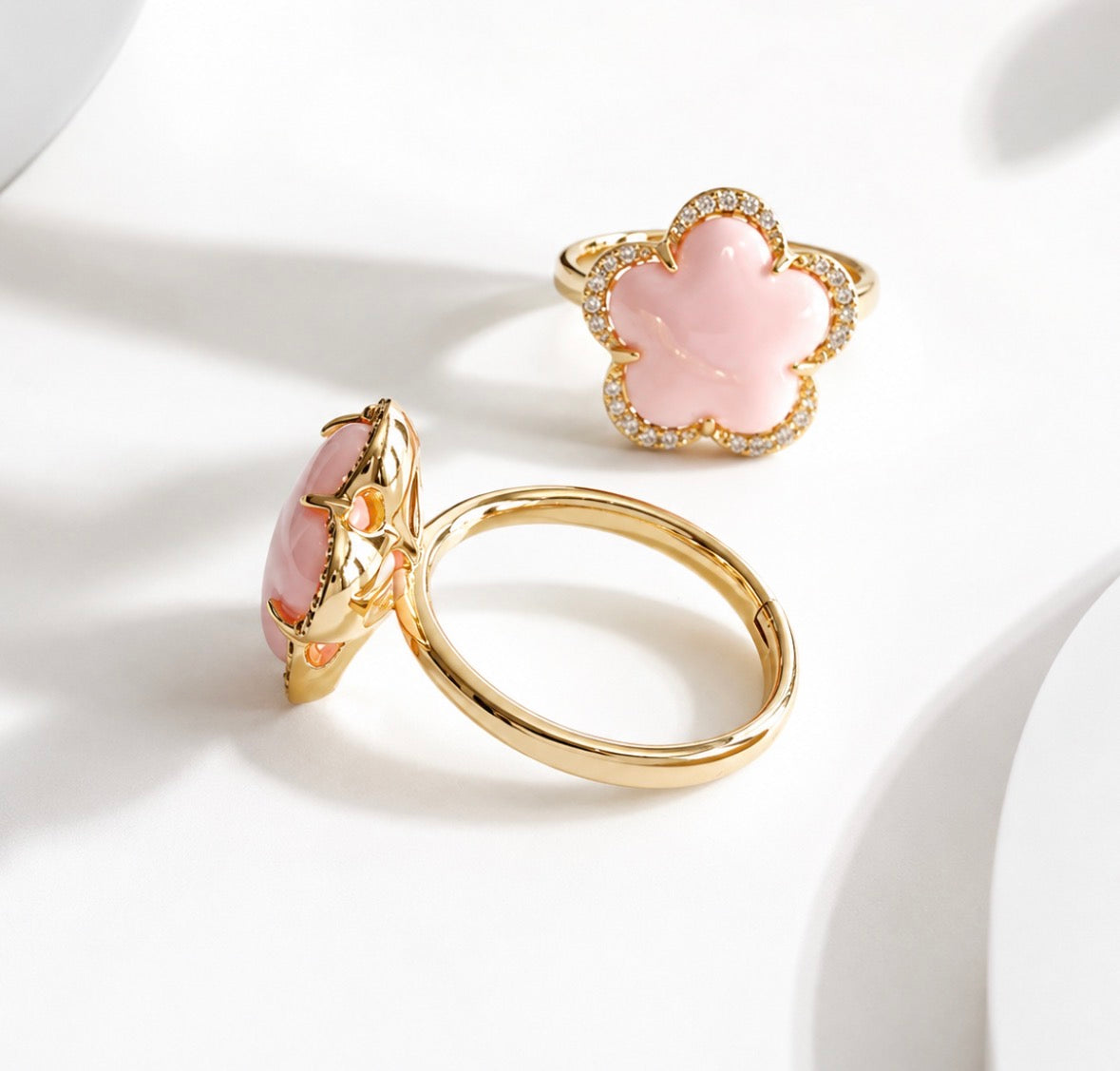 The blush bloom ring