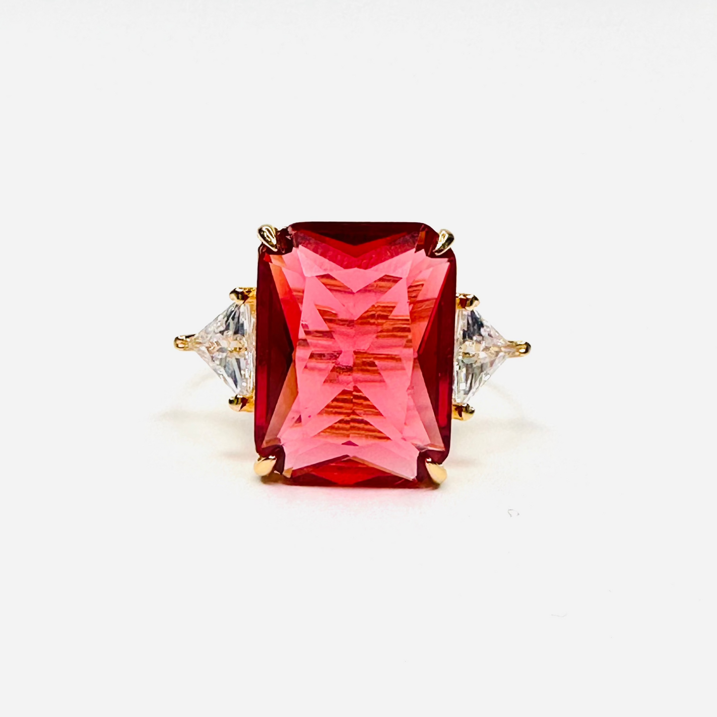 Red Octagonal ring