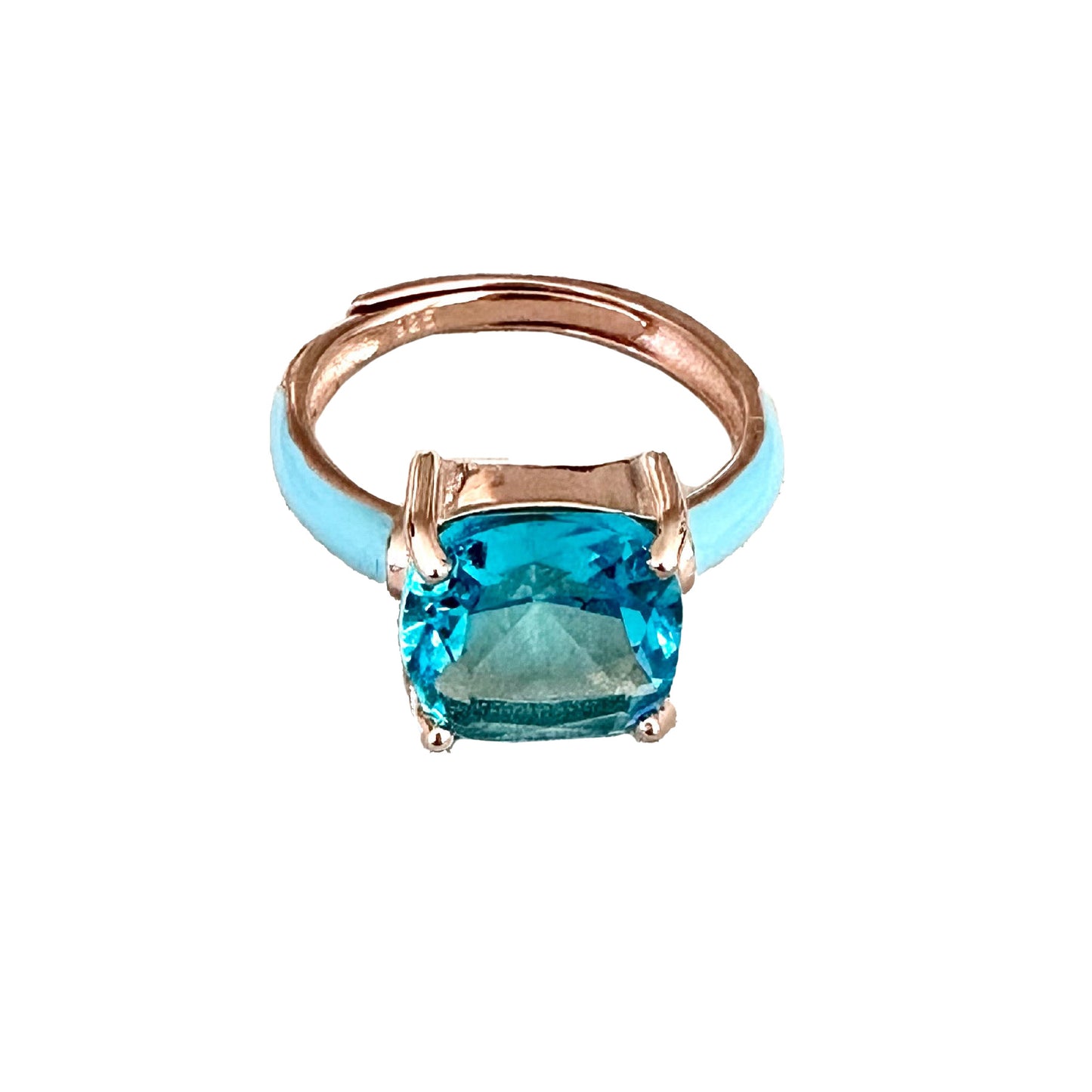 Enamel Turquoise ring