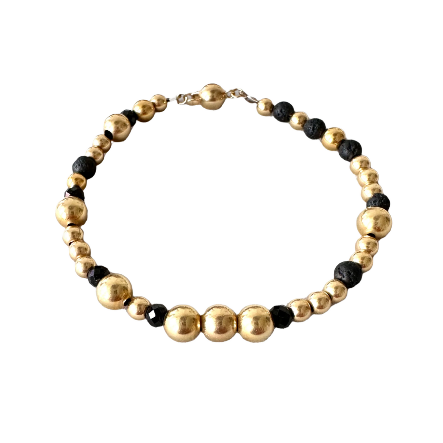 The Gold Collection Bracelet | Lava  Agat