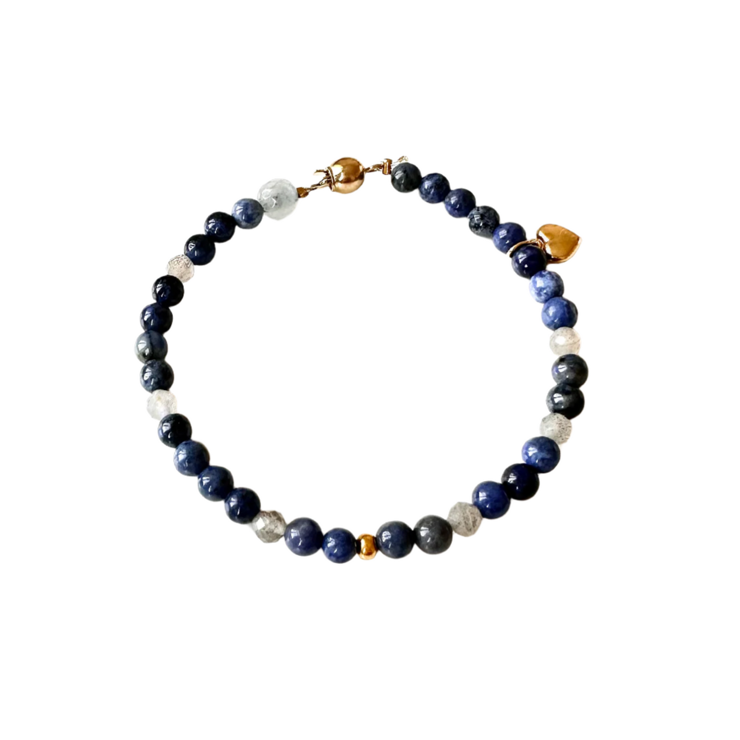 The Gold Collection Bracelet | Jaspis, White Jade, Lapis Lazuli, Onyx