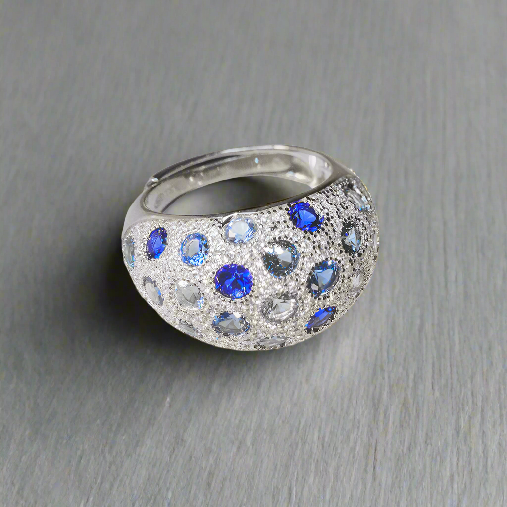 Ring Sparkling | Blue Spinel